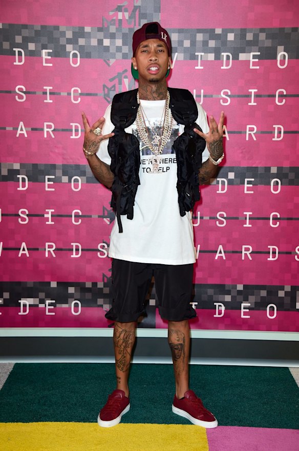 LOS ANGELES, CA - AUGUST 30: Recording artist Tyga attends the 2015 MTV Video Music Awards at Microsoft Theater on August 30, 2015 in Los Angeles, California.  (Photo by Frazer Harrison/Getty Images)