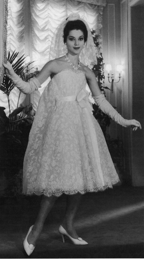 And hemlines got ever more abbreviated. Pictured: Yves Saint Laurent for Dior, 1958.