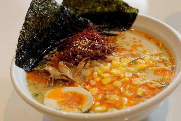 30 Tonkotsu gekikara (spicy pork broth ramen noodle with spicy mince) at Shyun Ramen in Carnegie. 
