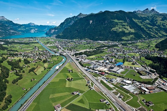 Gotthard Base Tunnel, Switzerland.