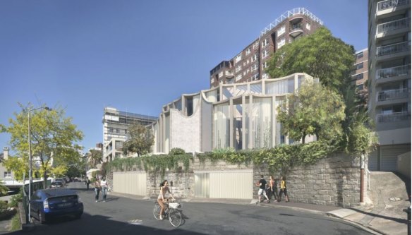Millionaire property developer Theo Onisforou's proposed terrace houses in Elizabeth Bay, a "future classic".