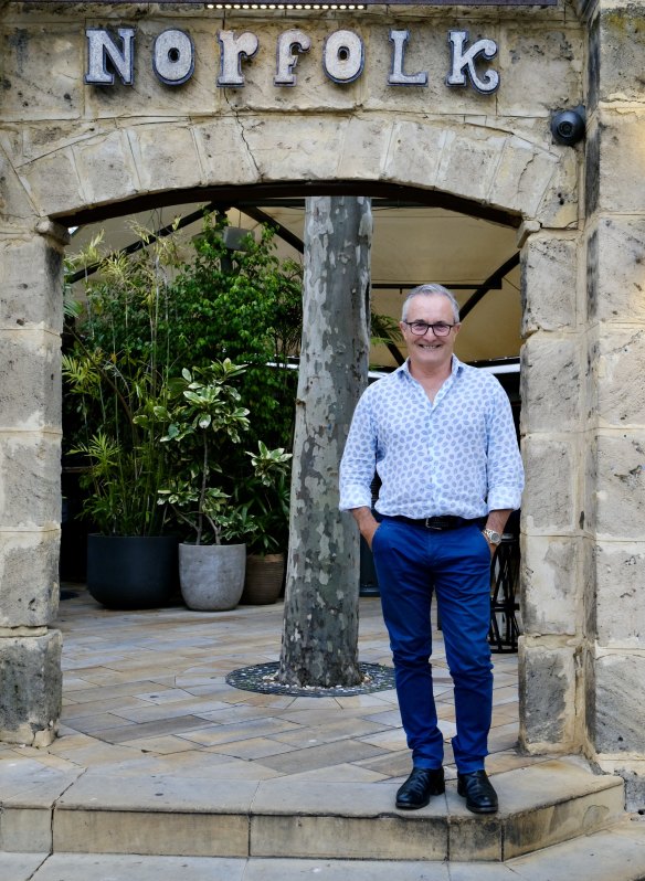 Gary Gosatti, owner of Fremantle’s 120-year-old Norfolk Hotel. 