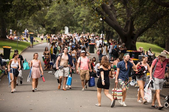 Mrs Macquaries Chair on New Years Eve.