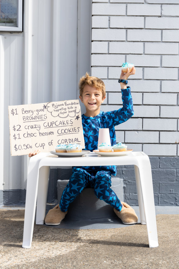 ‘Richie’s Bake Sale’: Eight-year-old Richie holds a bake sale to raise funds for The Pyjama Foundation. 