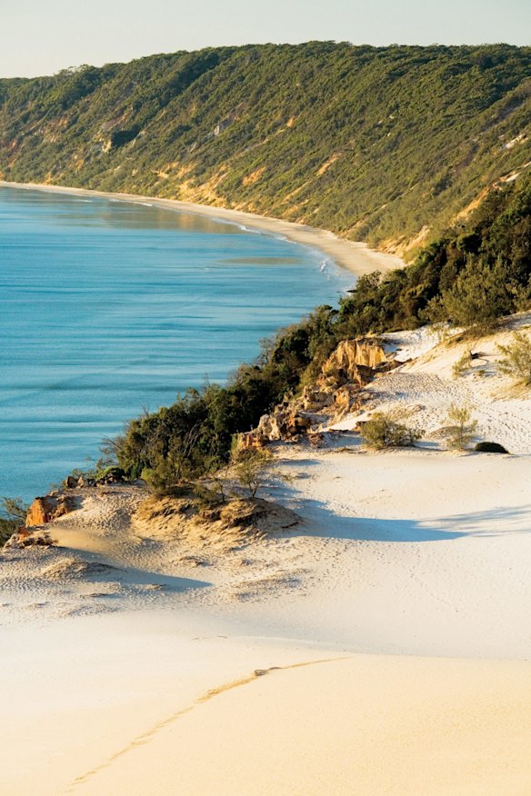 Rainbow Beach, Queensland: For some, Rainbow Beach is simply the closest access point to Fraser Island. For others, it's an archetypal chilled beach town with surf club and holiday park. But Rainbow Beach's main strength is the eponymous beach. It curves for miles, ending in a small lagoon, and is a four wheel driver's delight. It's also backed by cliffs and dunes made from multi-coloured sands – hence the 'rainbow' part of the name. 