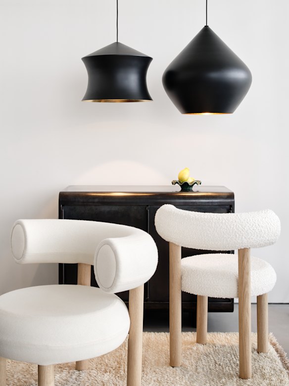 Tom Dixon Beat pendant lights and Fat dining chairs are among his most popular designs.