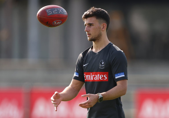 Back on board: Nick Daicos has proven his fitness and will return for the preliminary final.