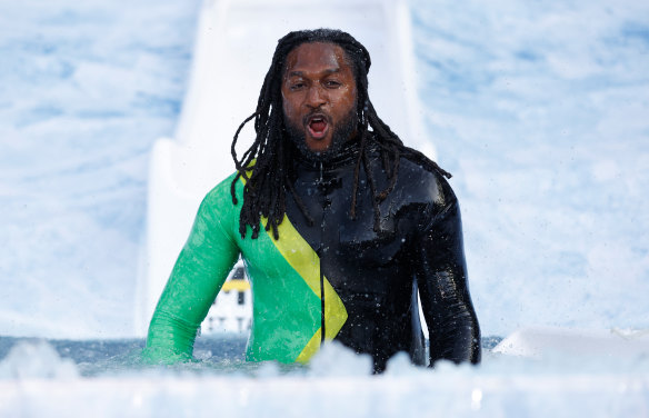 Nic Naitanui was the first slider in the 10th edition of the Big Freeze.