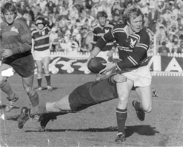 Glory days: Fulton in action for the Sea Eagles