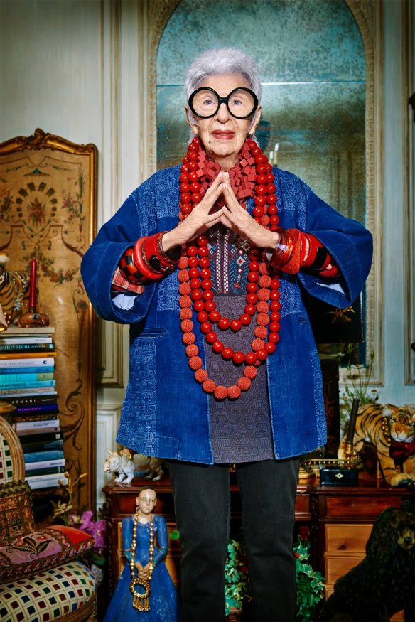 More than an accessory ... Iris Apfel, 94-year-old American style icon. 
