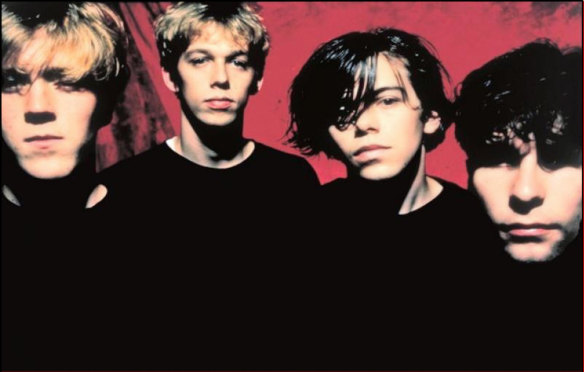 UK shoegaze veterans Ride when Mark Gardener (second from right) still had hair.