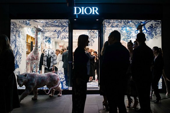 The Dior cocktail launch for its Couture Cruise 2019 Collection spilled onto the street.