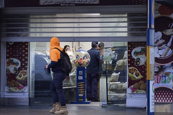 Police patrol in Fairfield early on the 09 July, 2021. 