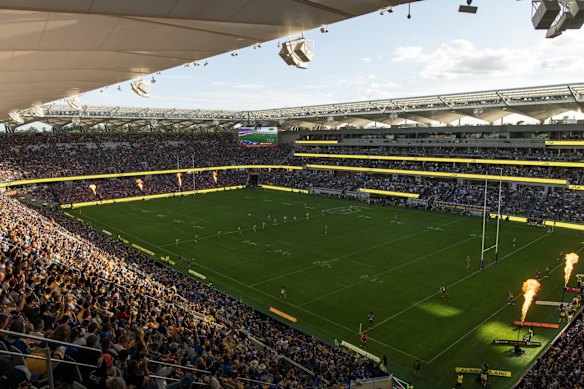 Parramatta's new stadium comes to life