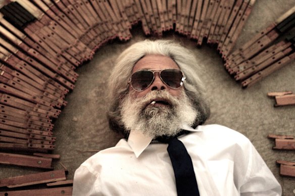 Uncle Jack Charles featured in ACCA's Sovereignty exhibition of surveyed art by south-east Australian Indigenous artists.