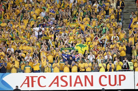Socceroos fans.