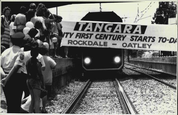 The Tangara in 1988, still riding the rails