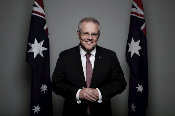 Prime Minister Scott Morrison at Parliament House over the weekend.