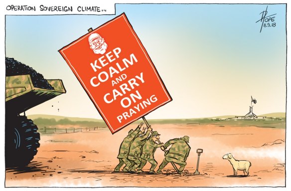 The Canberra Times. David Pope's editorial cartoon for September 11, 2019.