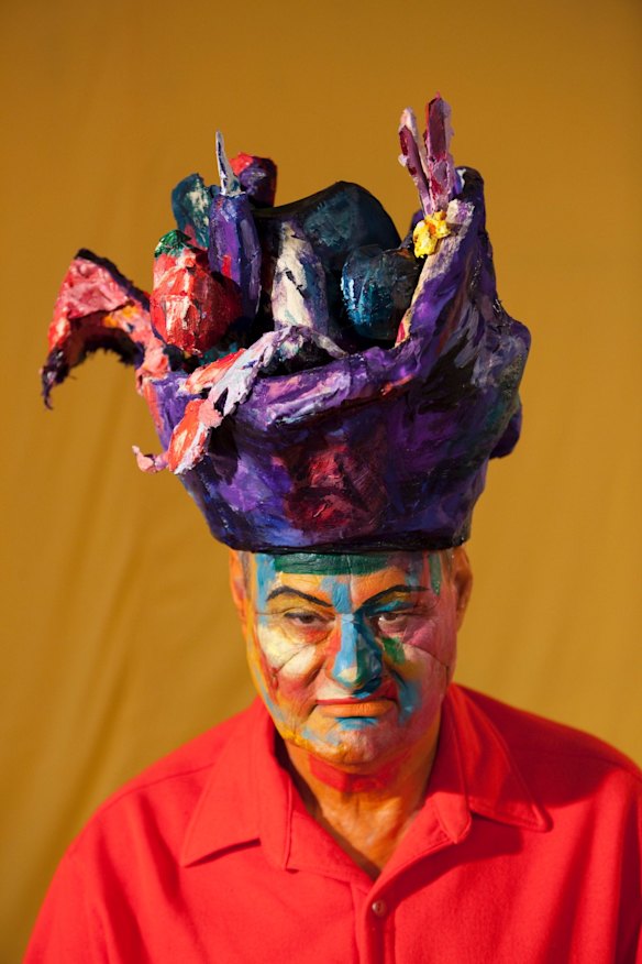 Face sewing, Sydney Biennale, 2008.