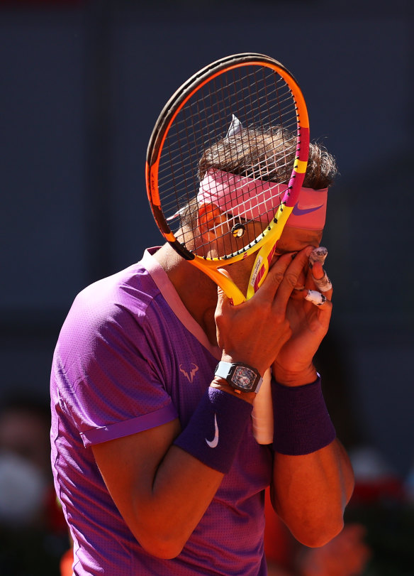 The reaction: Rafael Nadal.