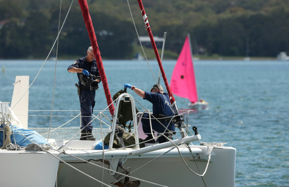 Police uncovered the large haul of cocaine aboard the yacht at Toronto in November 2017.