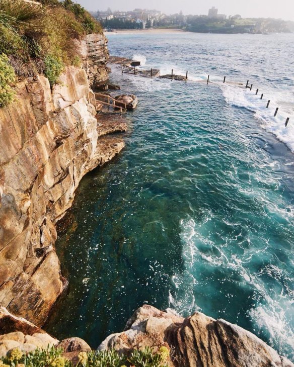 View of Coogee from the McIver’s Ladies Baths.