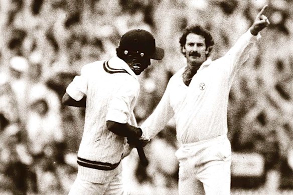 Dennis Lillee's action spoke loudly, but he wasn't averse to a spot of sledging.