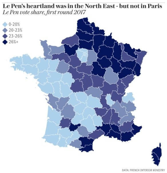 Marine Le Pen's heartland.