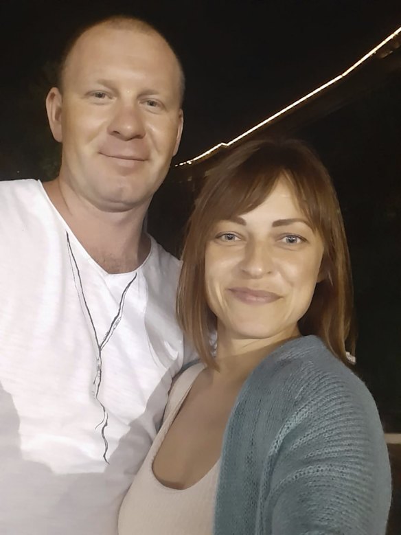 Serhiy (left) was captured by Russian soldiers in Bucha and taken to Hostomel, where he was beaten and interrogated. Serhiy, along with his brother-in-law Yevhen and stepson Vladyslav, were captured by Russian soldiers within days of one another. The Russian Red Cross has acknowledged they have Serhiy in a prison in Russia, but have not informed the family of the whereabouts of Yevhen or Vladyslav.