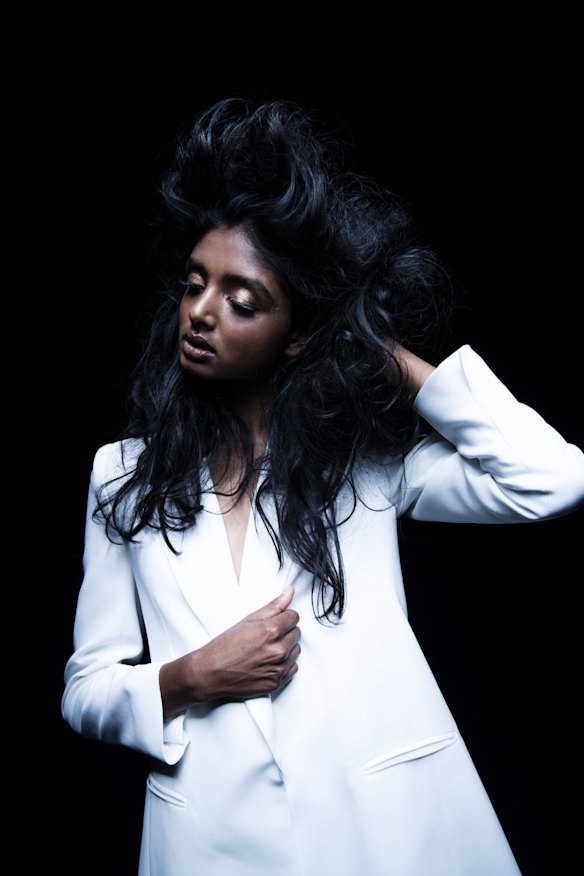 Photo of IMG model Sandali Jayasinghe for the launch of Sydney Fashion Week.
Hair + Makeup courtesy of MBFWA's official partners - Scott Sheehy for Toni&guy Australia and Ashley Wells for Napoleon Perdis. 
Art Director: Mags King