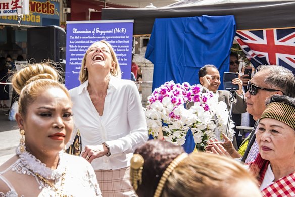 Kristina Keneally greatly enjoyed her visit to Cabramatta.