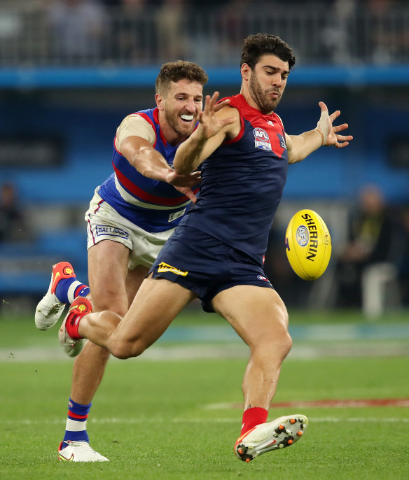 Two of the best: Christian Petracca and Marcus Bontempelli will have key roles to play in Saturday night’s blockbuster at the MCG.