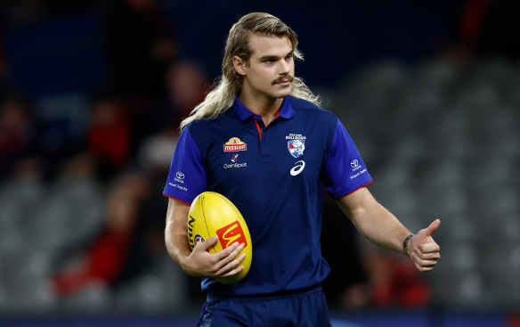 Wanting a new home: Western Bulldogs star Bailey Smith.