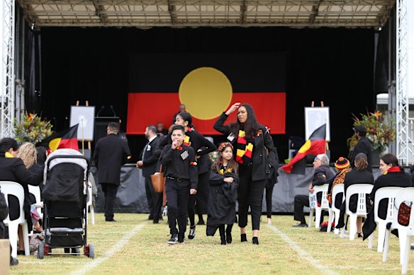  Mourners pay tribute to a man who dedicated his life to improving race relations.