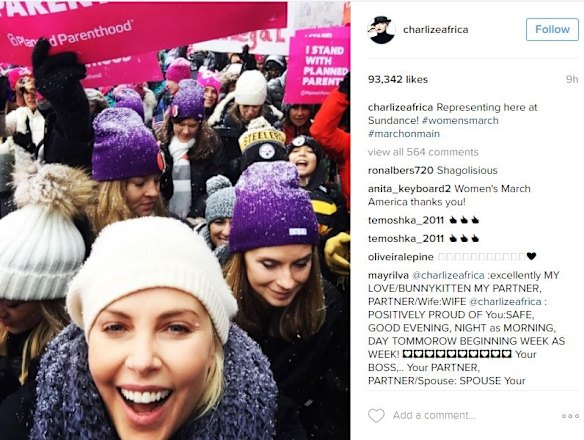 Charlize Theron at Sundance 