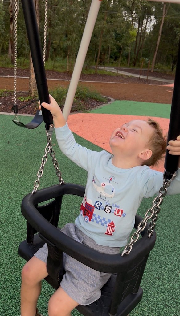 Sonny began having seizures in January this year. Then he started to stumble, trip and fall.