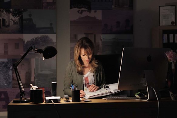 Billie burning the midnight oil.