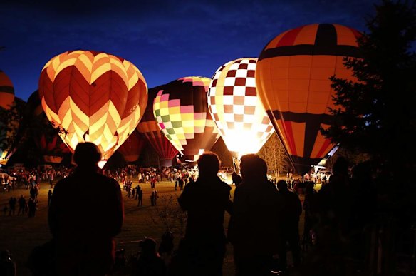 Up, up and away in a beautiful balloon