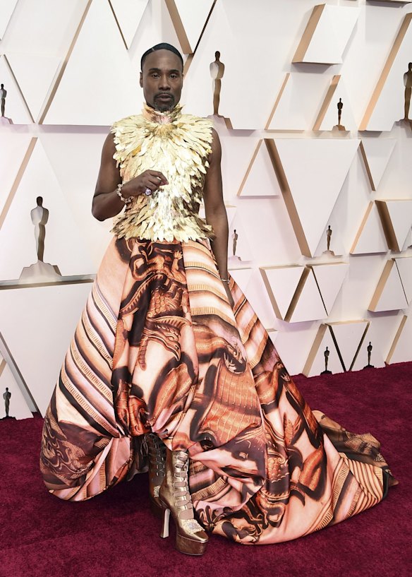 Billy Porter arrives at the Oscars