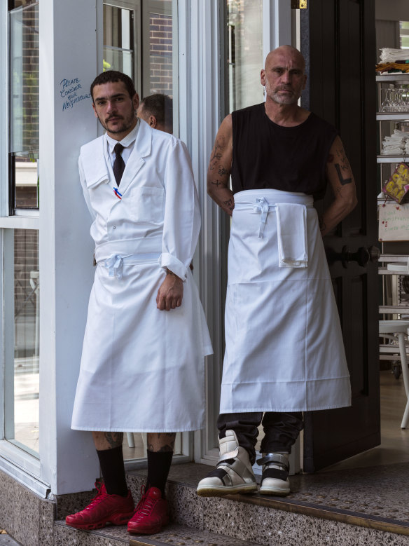 Sylvester and Maurice Terzini at their former venue, Snack Kitchen. 