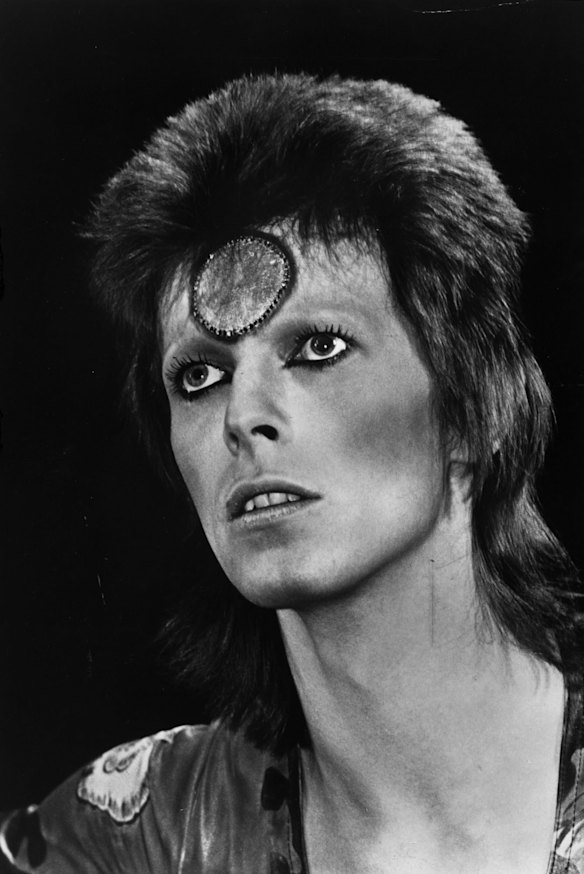 David Bowie in the 1970s.