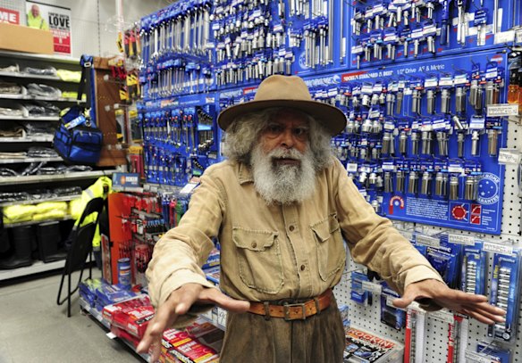 Uncle Jack Charles starred as a tracker in Black Comedy.


