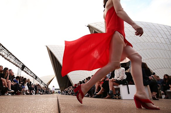 Slinky dresses at Dion Lee.