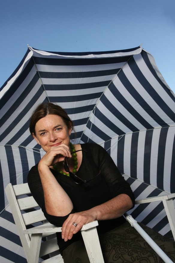 Hannie Rayson, photographed in 2010 before the opening of her play The Swimming Club.