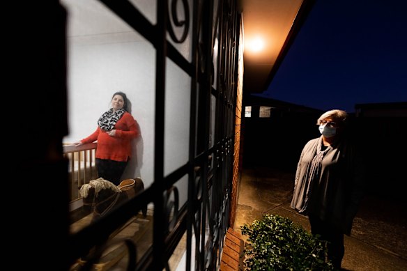 Vanessa, 32, can work from home but is worried about her partner, a bus driver, and her father, a courier, catching COVID-19 at work. The family live in Wakeley near the Fairfield showground, on a property with one house for Vanessa and her partner and another for Vanessa’s parents and grandmother. It is especially nerve-wracking because Vanessa is 29 weeks pregnant and not yet vaccinated - she has an appointment for her first jab next week.