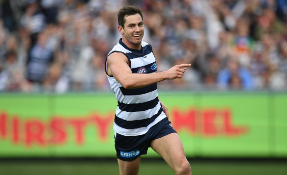 Familiar face: Daniel Menzel will make his debut for Sydney on Saturday against his former side Geelong.