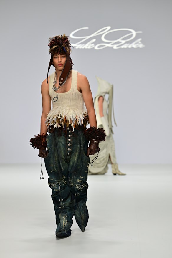 Luke Ruben by Luke Rutherford-Durney from the TAFE Fashion Design Studio at Australian Fashion Week, MCA.