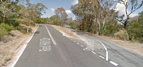 A Google maps image of the intersection.