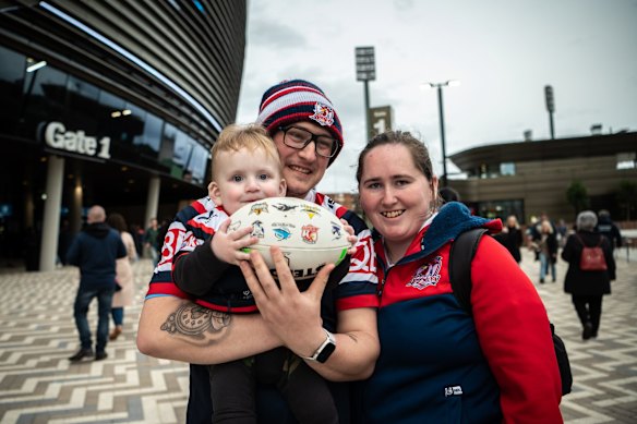 Roosters fans are on the ball.